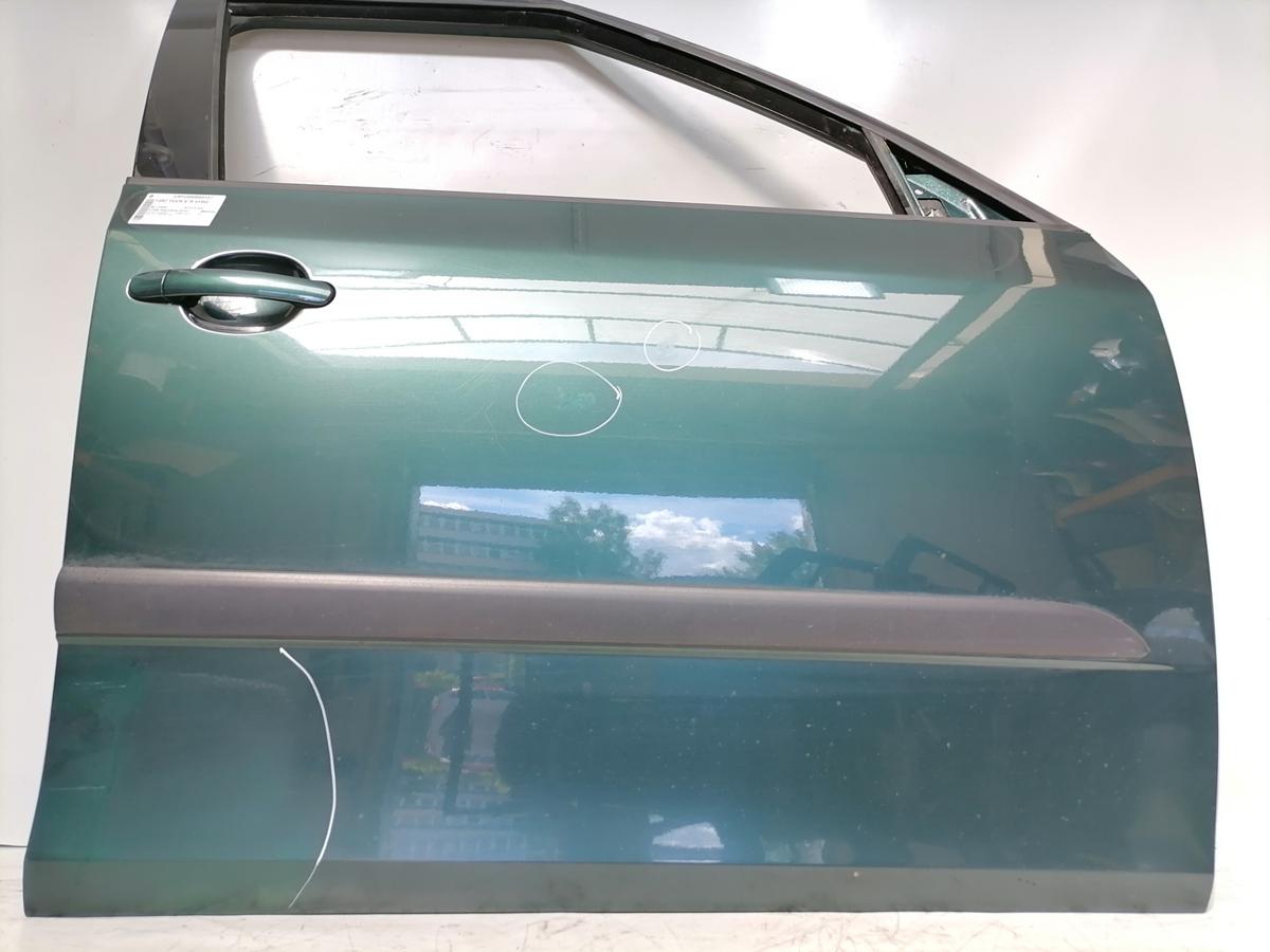 Skoda Fabia 2 original T&uuml;r vorn rechts LF6K Highland Gr&uuml;n Rohbau Bj.2008